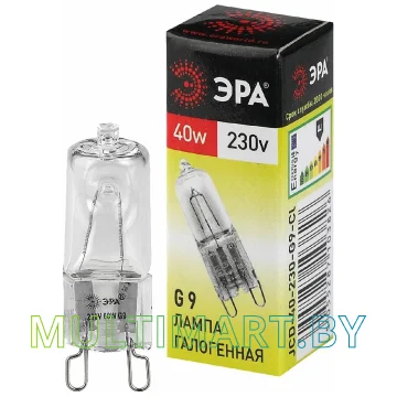 Галогенная лампа ЭРА G9-JCD-40-230V-CL (C0027378)